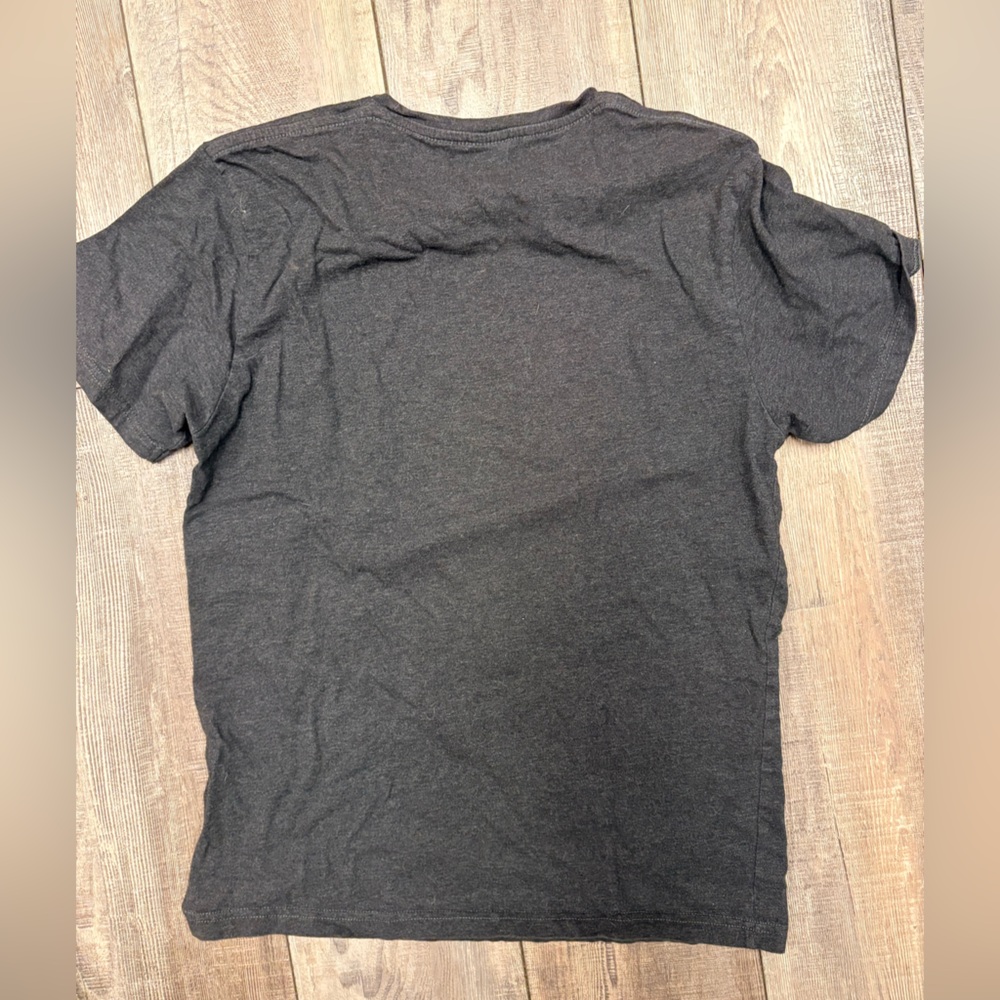 Charcoal Tee with Astronaut Surf Graphic - Picture 4 of 4